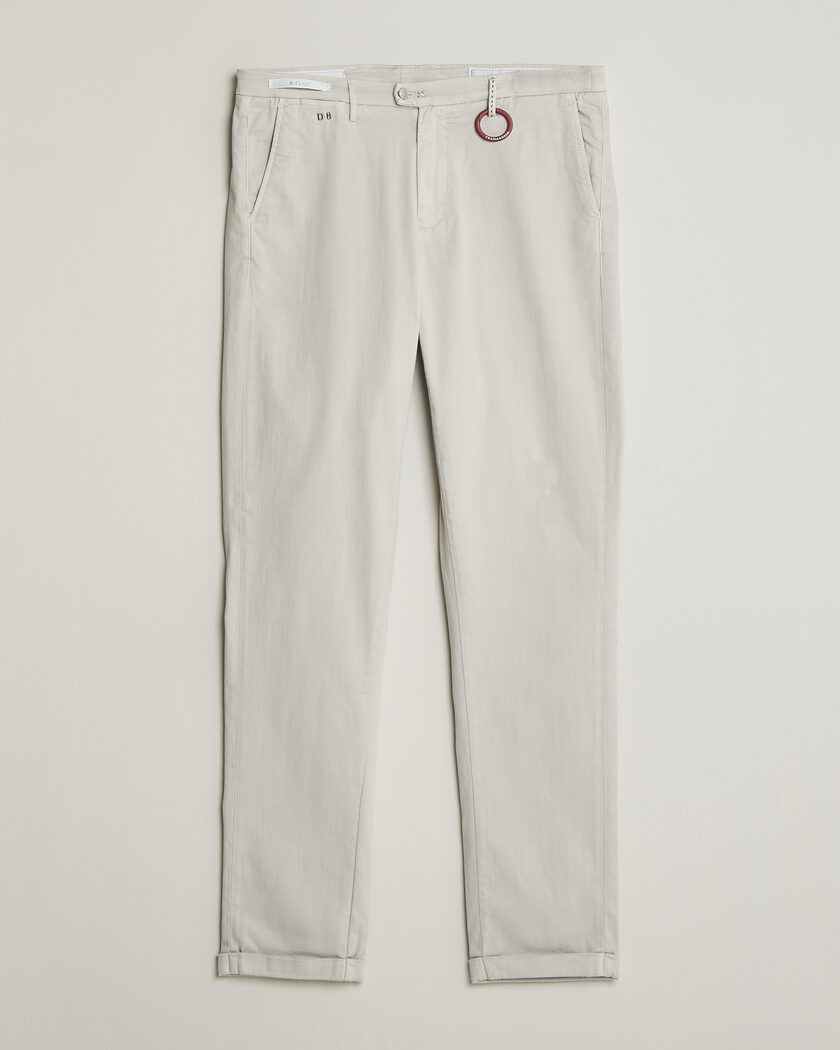 Tramarossa Luis Superstrech Cotton Chino Ice – Blanc