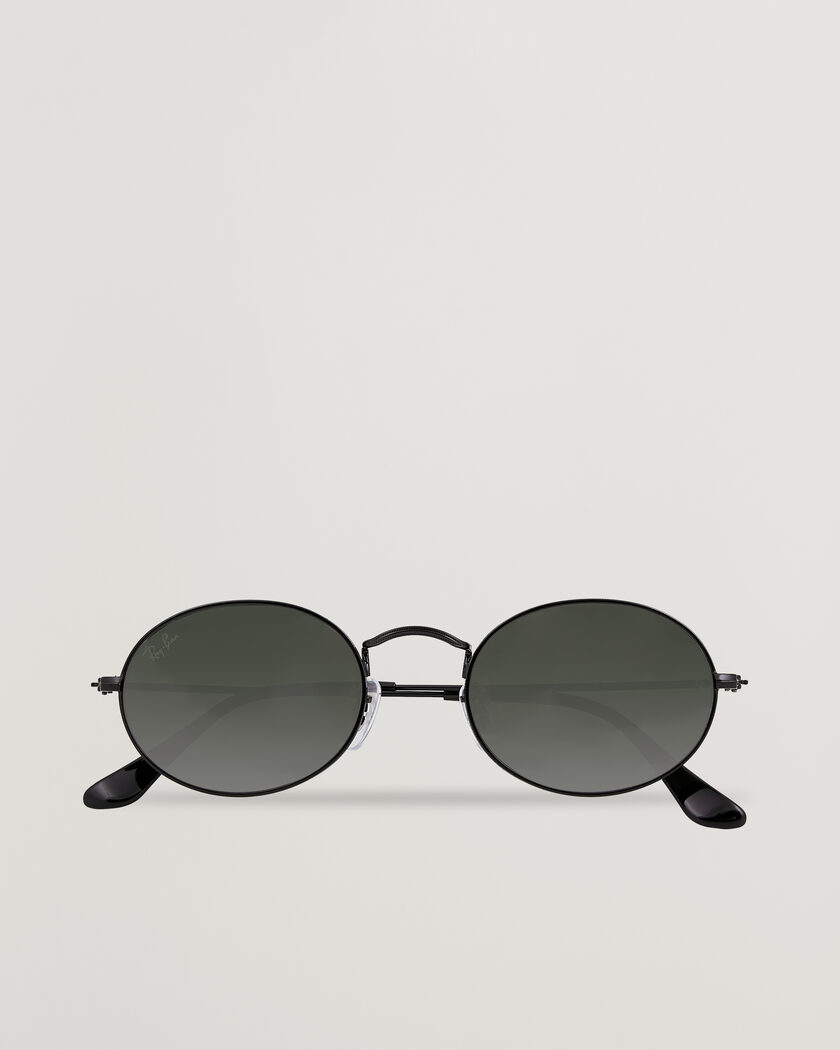 Ray-Ban Oval Sunglasses Black – Noir