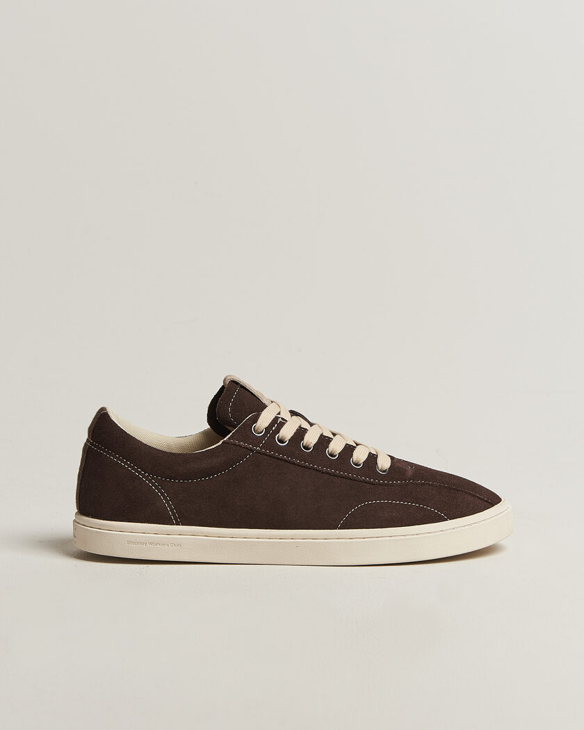 Stepney Workers Club Surma Suede Sneaker Dark Brown – Marron