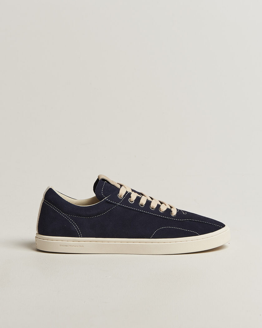 Stepney Workers Club Surma Suede Sneaker Navy – Bleu