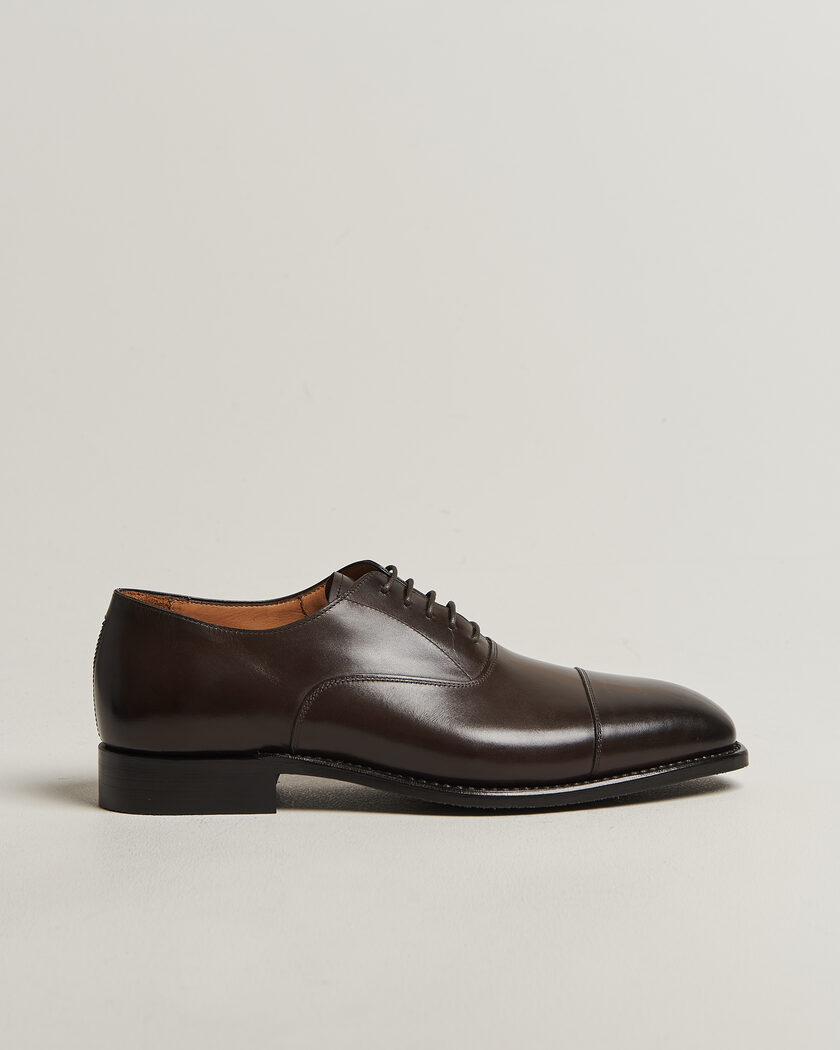 Myrqvist Äppelviken II Oxford Dark Brown Calf – Marron