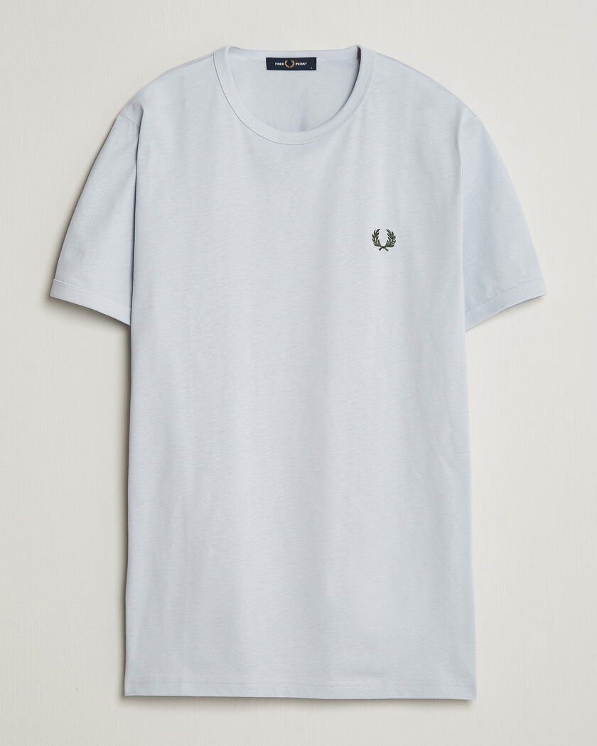 Fred Perry Ringer T-Shirt Dusky Blue – Bleu