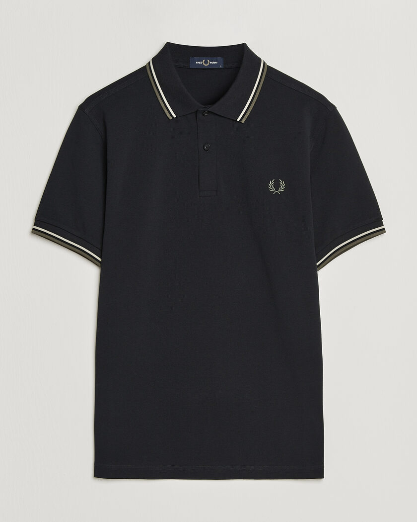 Fred Perry Twin Tipped Polo Shirt Black – Noir