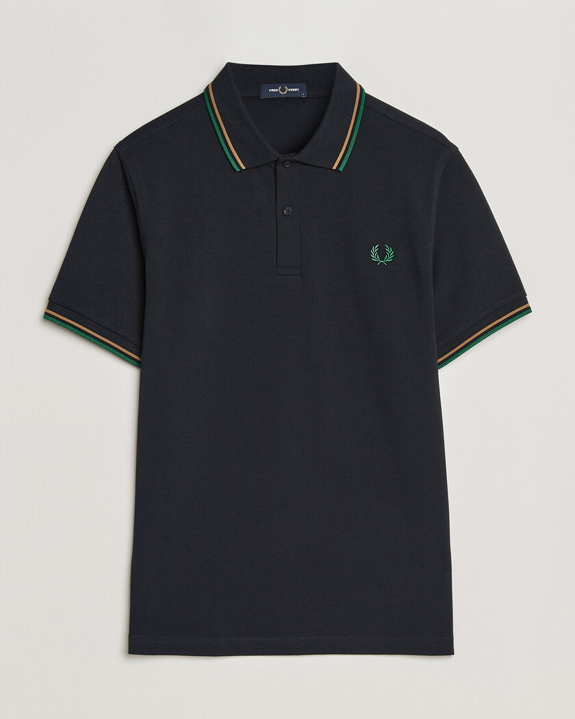 Fred Perry Twin Tipped Polo Shirt Navy – Bleu