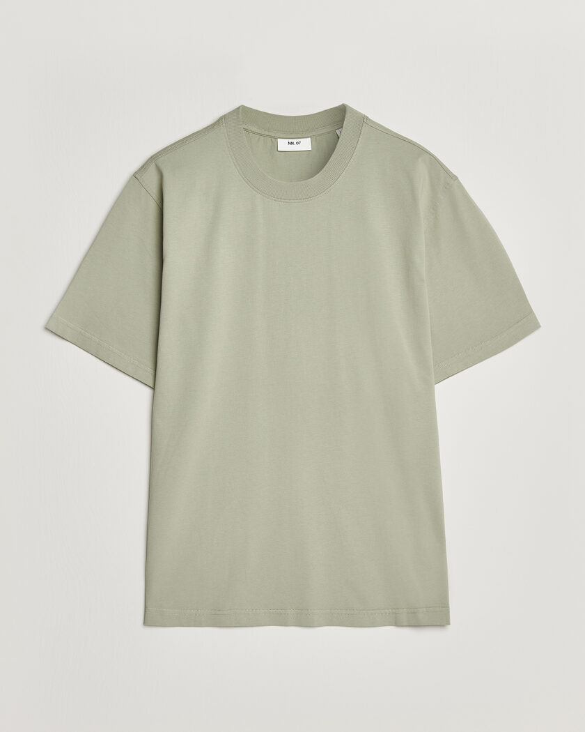 NN07 Adam Crew Neck T-Shirt Sage Green – Vert