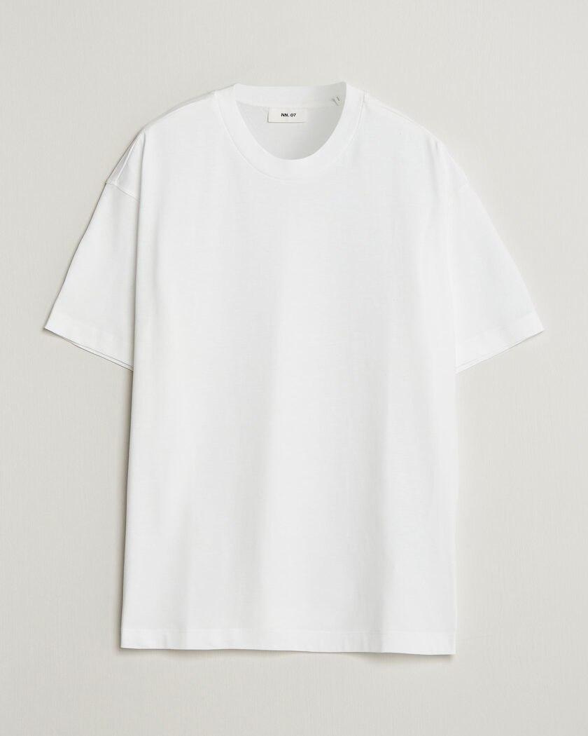 NN07 Lionel Suvin Cotton Crew Neck T-Shirt White – Blanc
