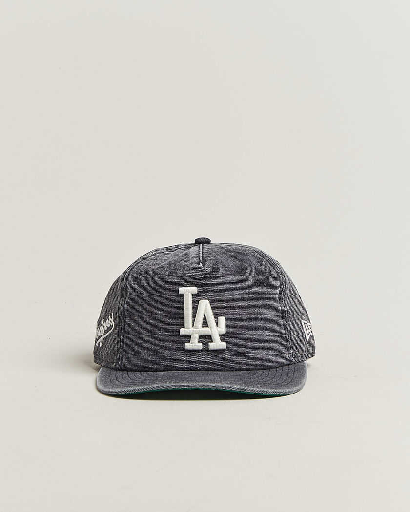 New Era 9Twenty Washed Cotton Cap Los Angeles Dodgers  – Bleu