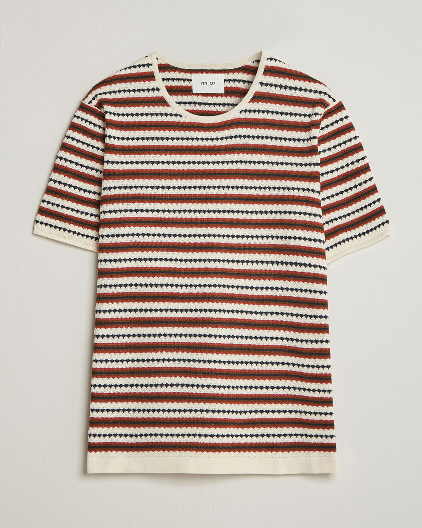 NN07 Bari Knitted Striped T-Shirt Multi – Multicolore