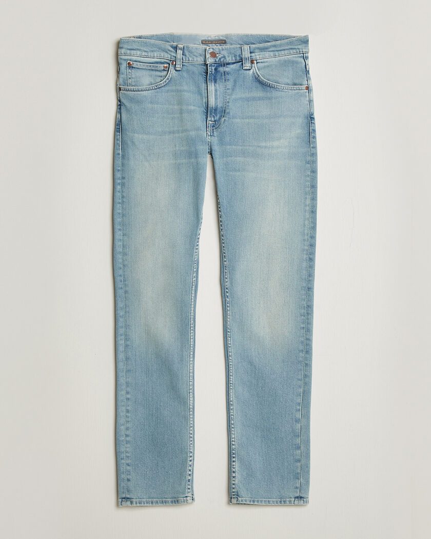 Nudie Jeans Lean Dean Jeans Shallow Sea – Bleu