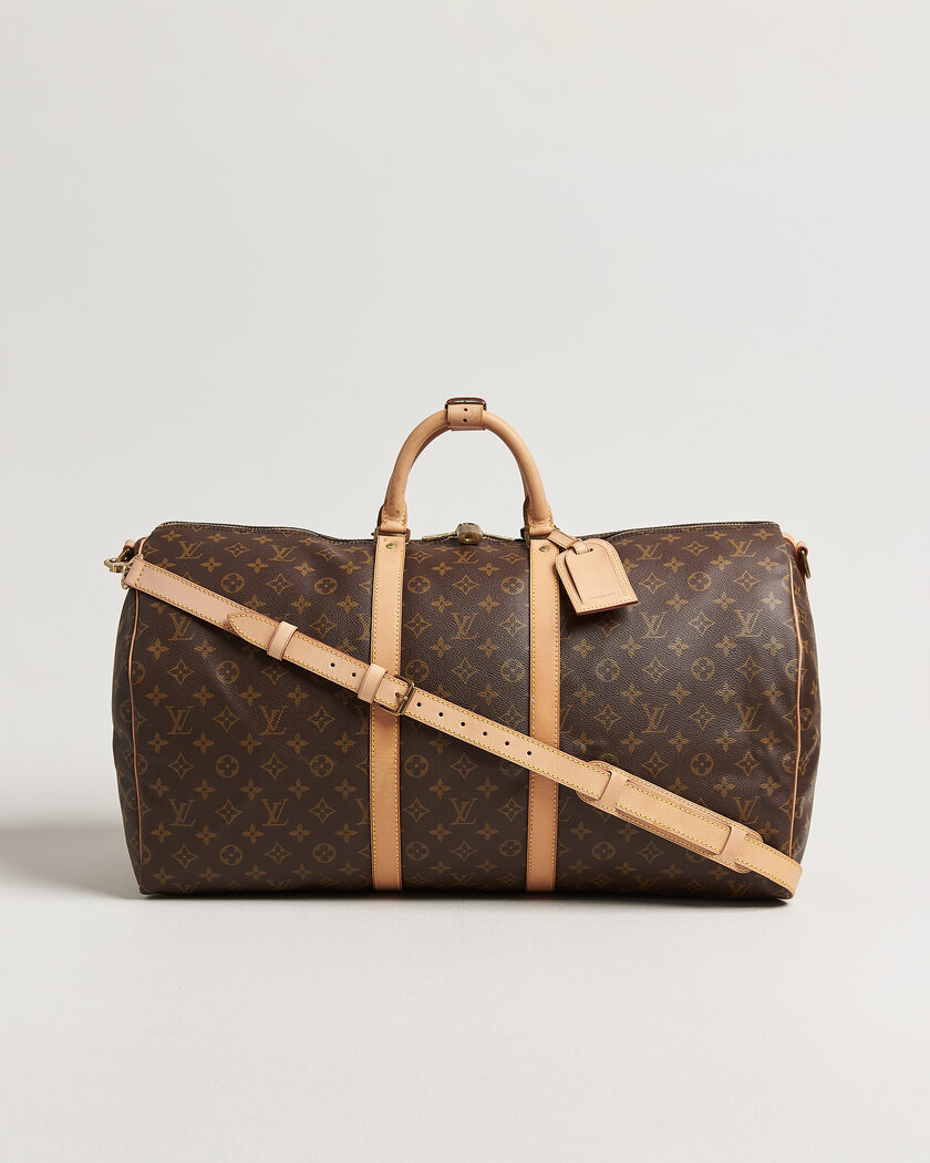 Louis Vuitton Pre-Owned Keepall 55 Bandouliére Monogram – Marron