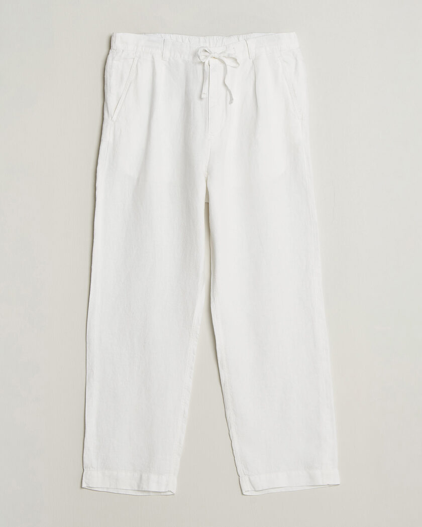 Polo Ralph Lauren Easy Fit Pleated Trousers Ceramic White – Blanc