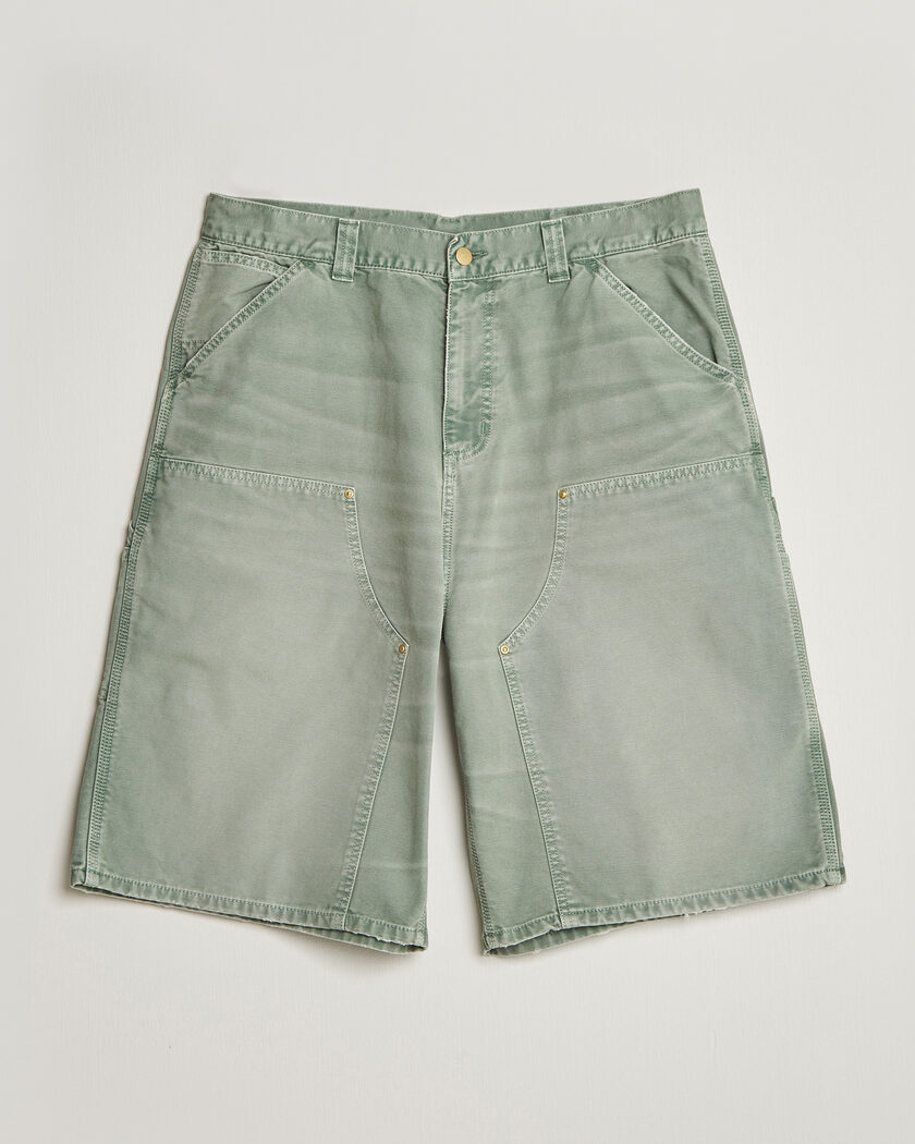 Carhartt WIP OG Dearborn Canvas Double Knee Shorts Shady Green – Vert