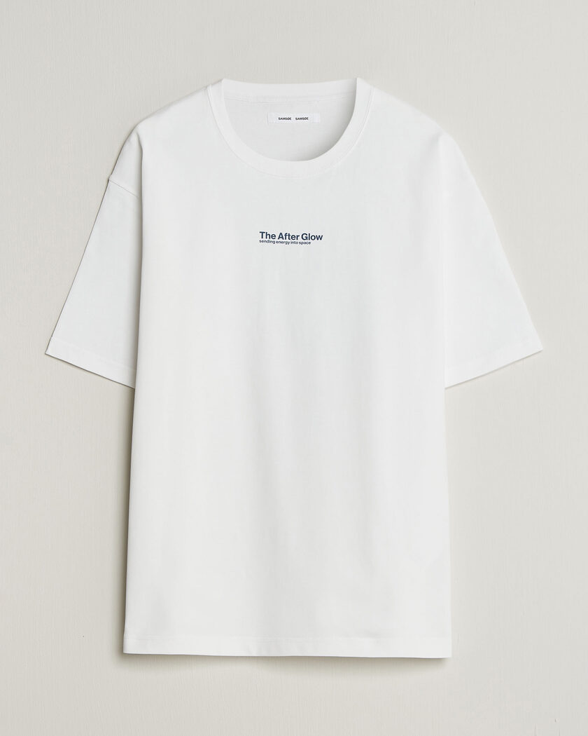 Samsøe Samsøe Uni Printed T-shirt White – Blanc