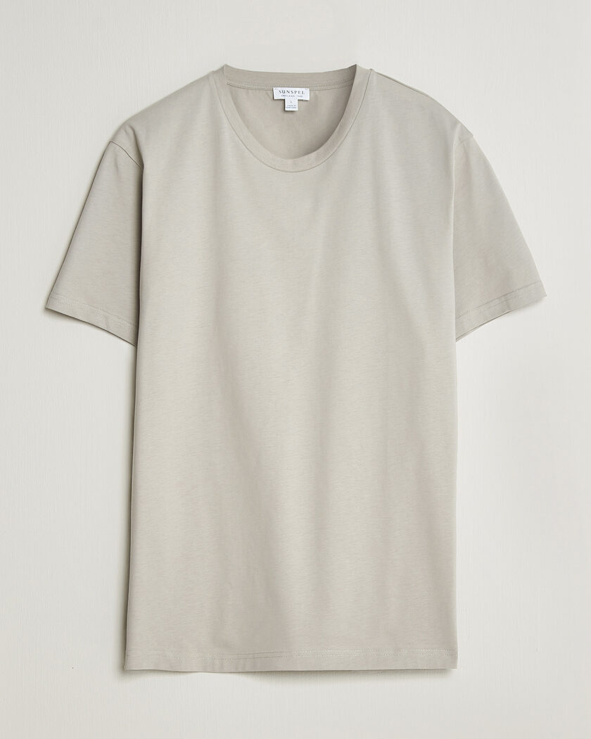 Sunspel Riviera Midweight T-Shirt Ash – Gris