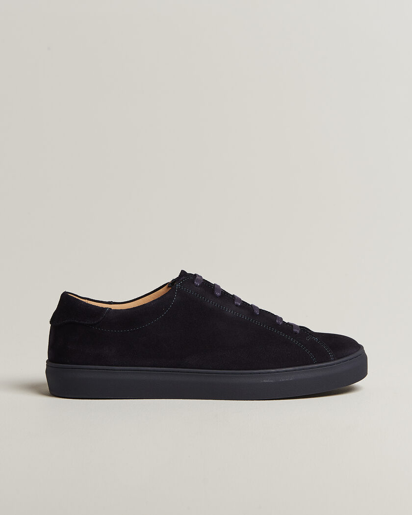 Myrqvist Oaxen Monochrome III Sneakers Navy Suede – Bleu