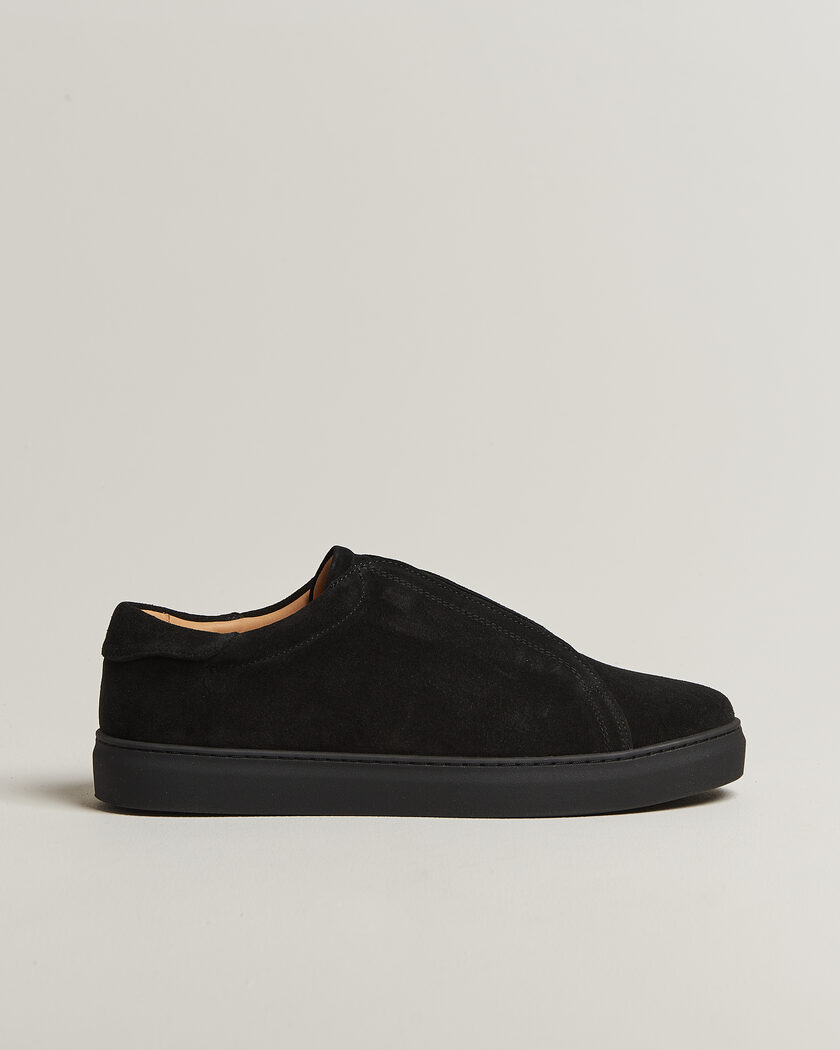 Myrqvist Alnö Monochrome II Sneakers Black Suede – Noir
