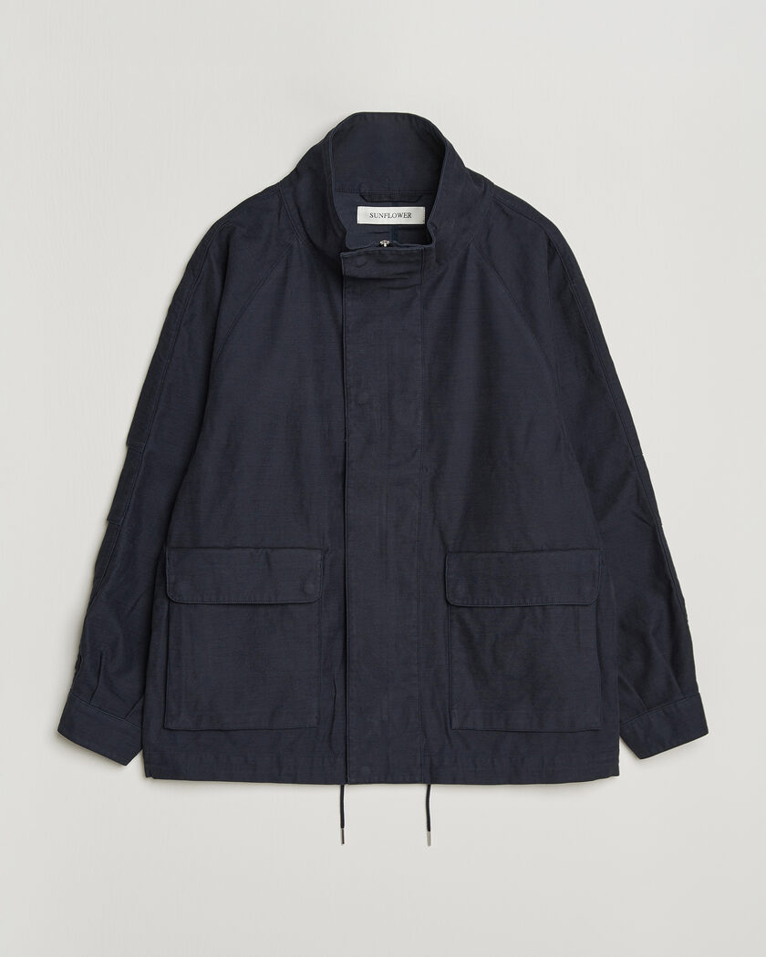 Sunflower Field Jacket Navy – Bleu