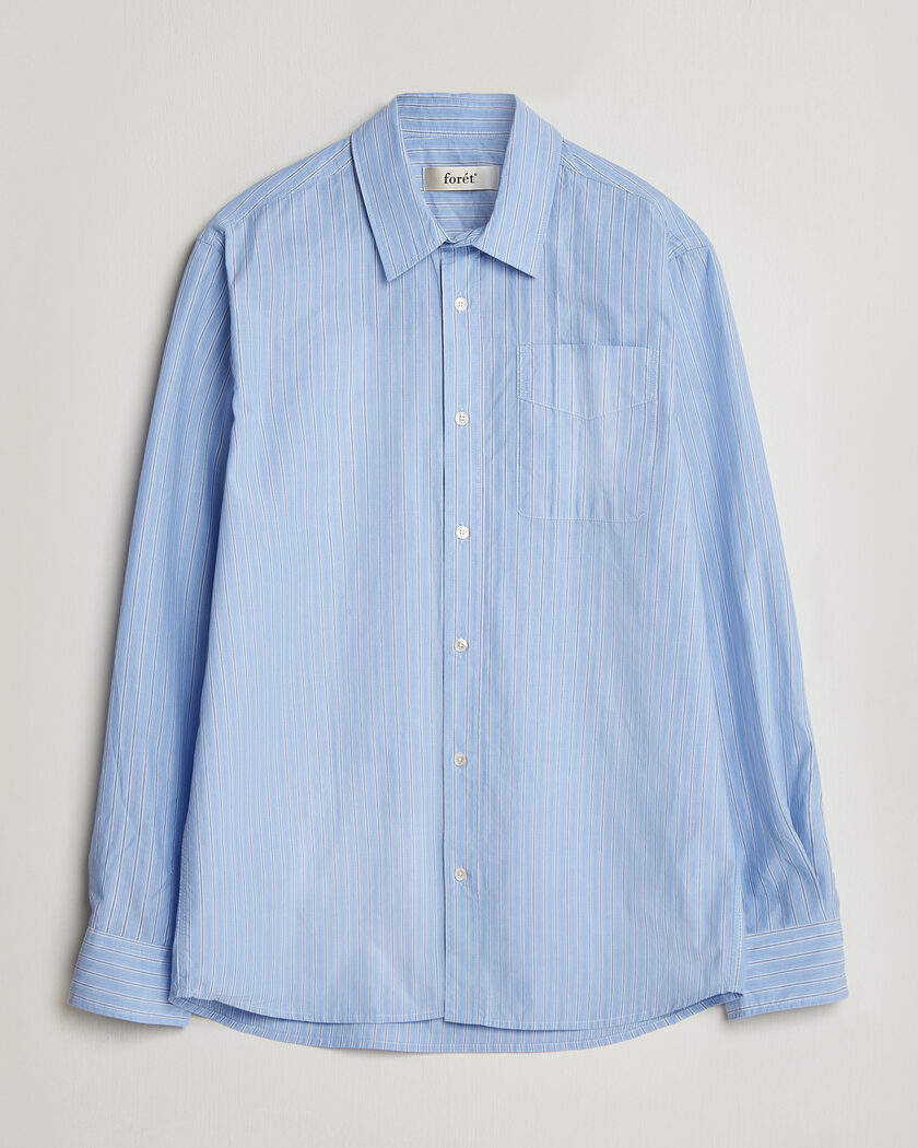 Forét Maple Regular Fit Poplin Shirt Light Blue – Bleu