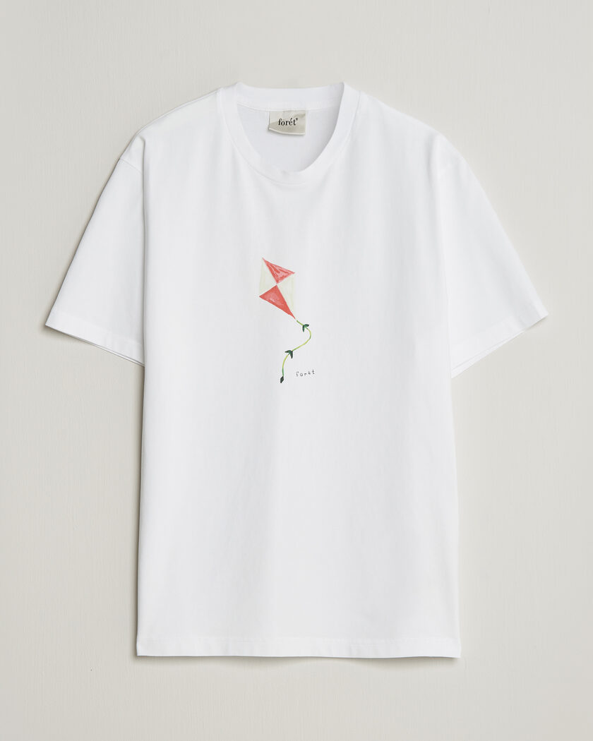 Forét Fly T-Shirt White – Blanc