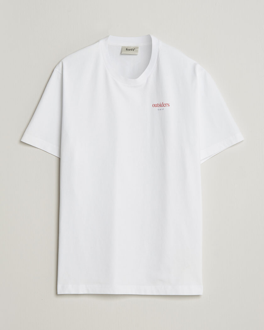Forét To Do Back Print T-Shirt White – Blanc
