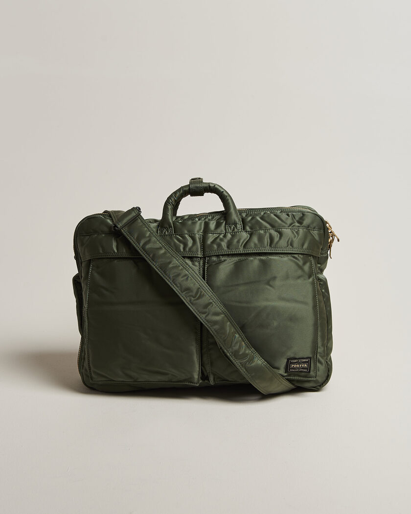 Porter-Yoshida & Co. Tanker 3Way Document Bag Sage Green – Vert