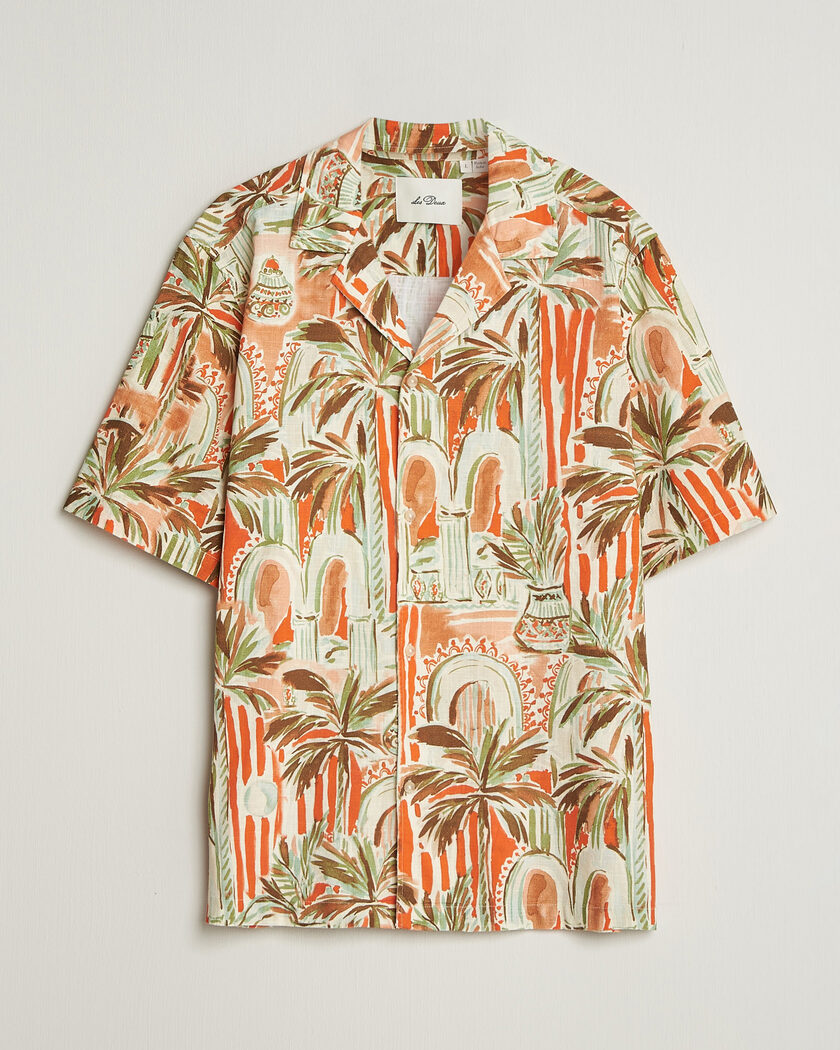 LES DEUX Palm AOP Short Sleeve Shirt Multi – Multicolore
