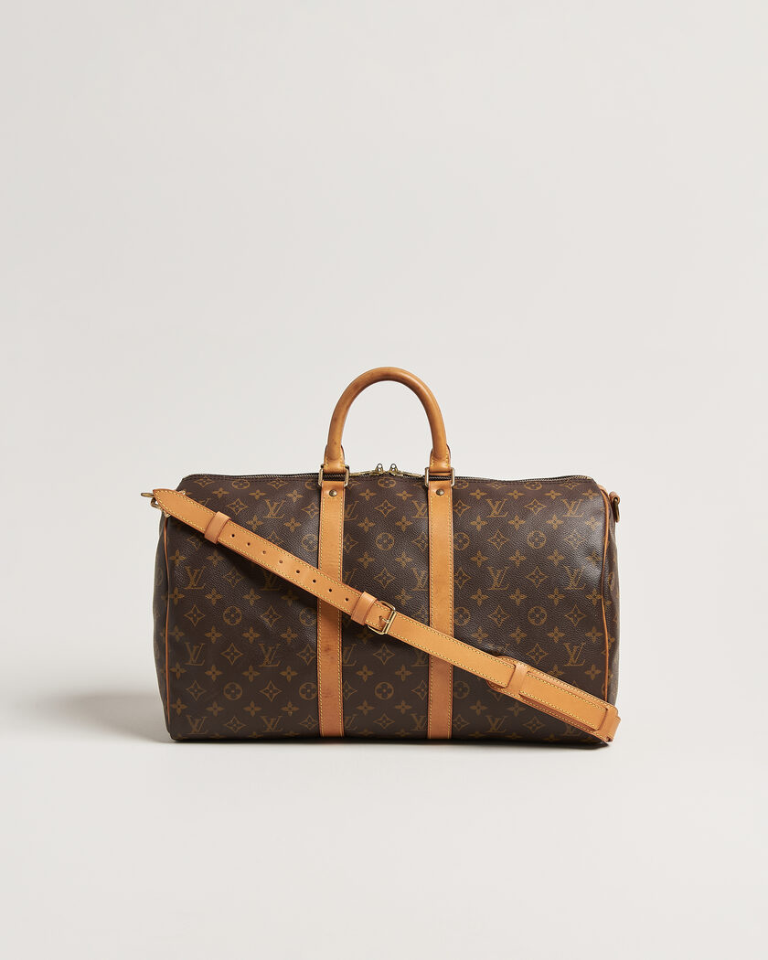 Louis Vuitton Pre-Owned Keepall Bandouliére 45 Monogram – Marron