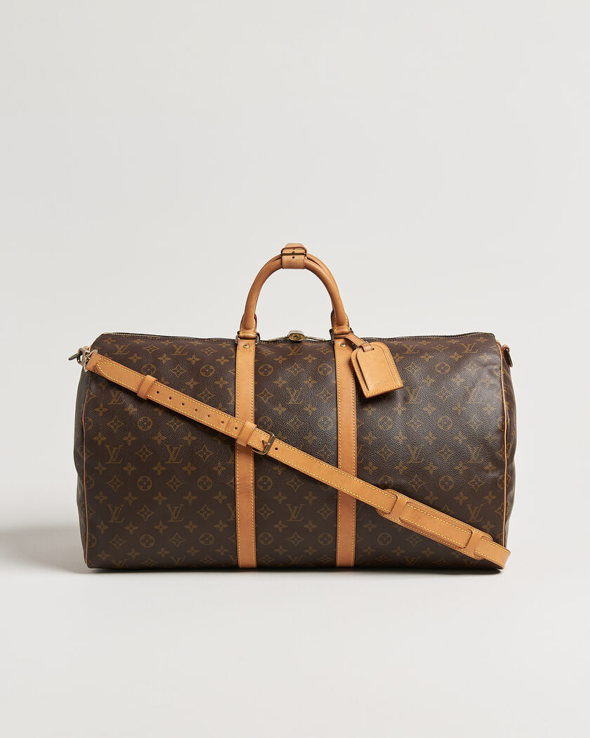 Louis Vuitton Pre-Owned Keepall Bandouliére 55 Monogram – Marron