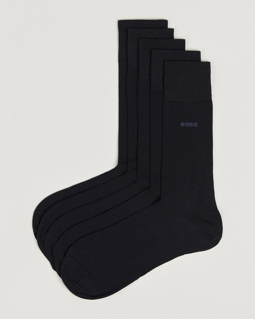 BOSS BLACK 5-Pack RS Uni Socks Dark Blue – Bleu
