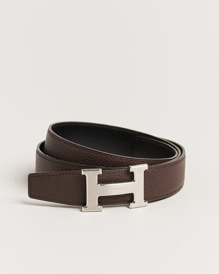Hermès Pre-Owned Constance Reversible Belt 90 Brown/Black – Marron