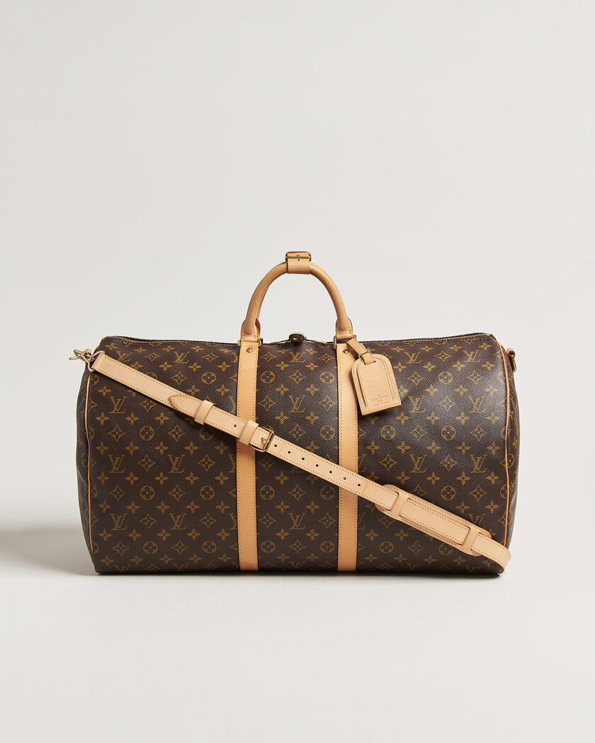Louis Vuitton Pre-Owned Keepall 55 Bandouliére Monogram – Marron