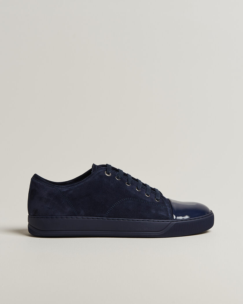 Lanvin DBB1 Patent Cap Toe Sneakers Navy/Navy – Bleu