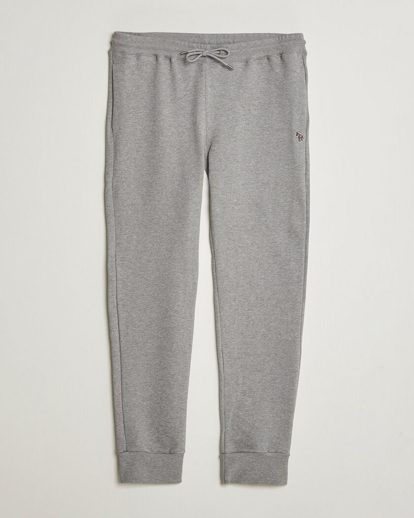 PS Paul Smith Zebra Organic Cotton Sweatpants Grey Melange – Gris