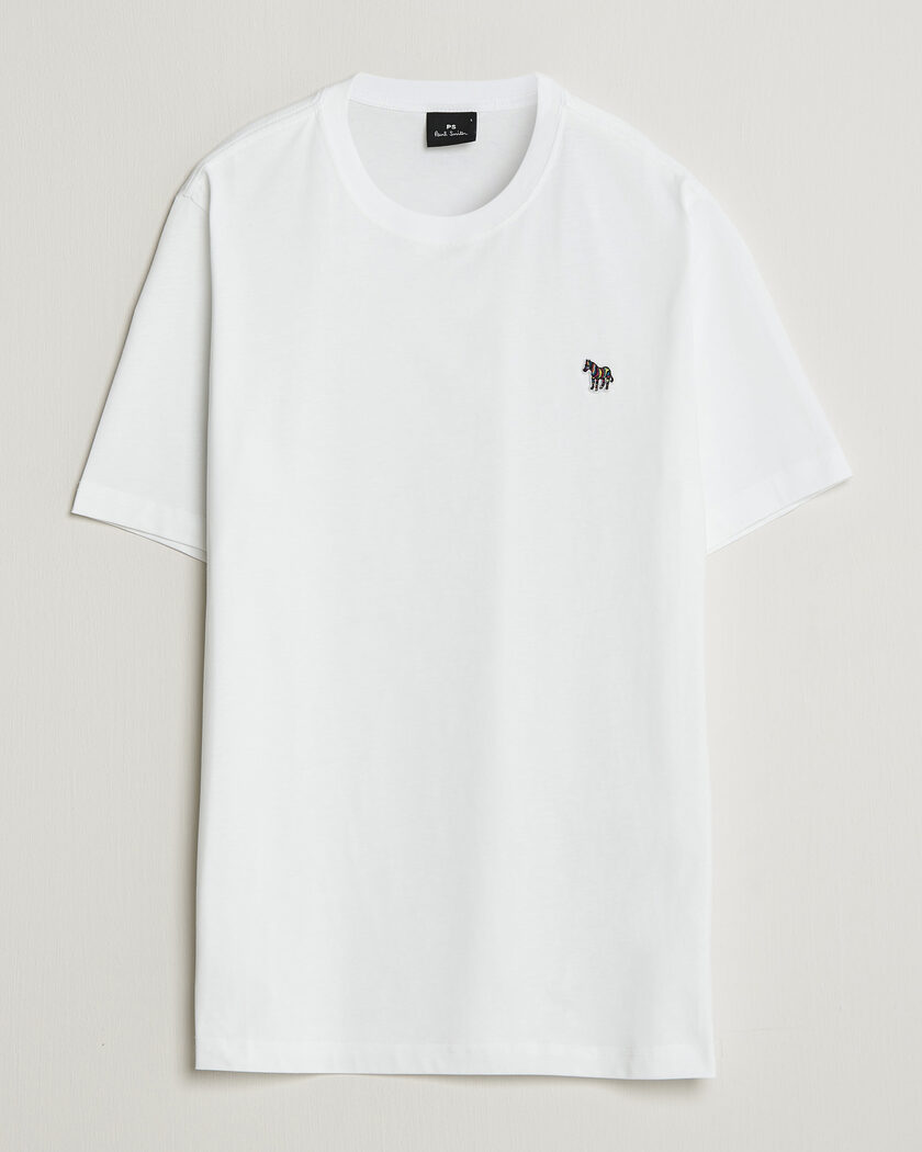 PS Paul Smith Organic Cotton Zebra T-Shirt White – Multicolore