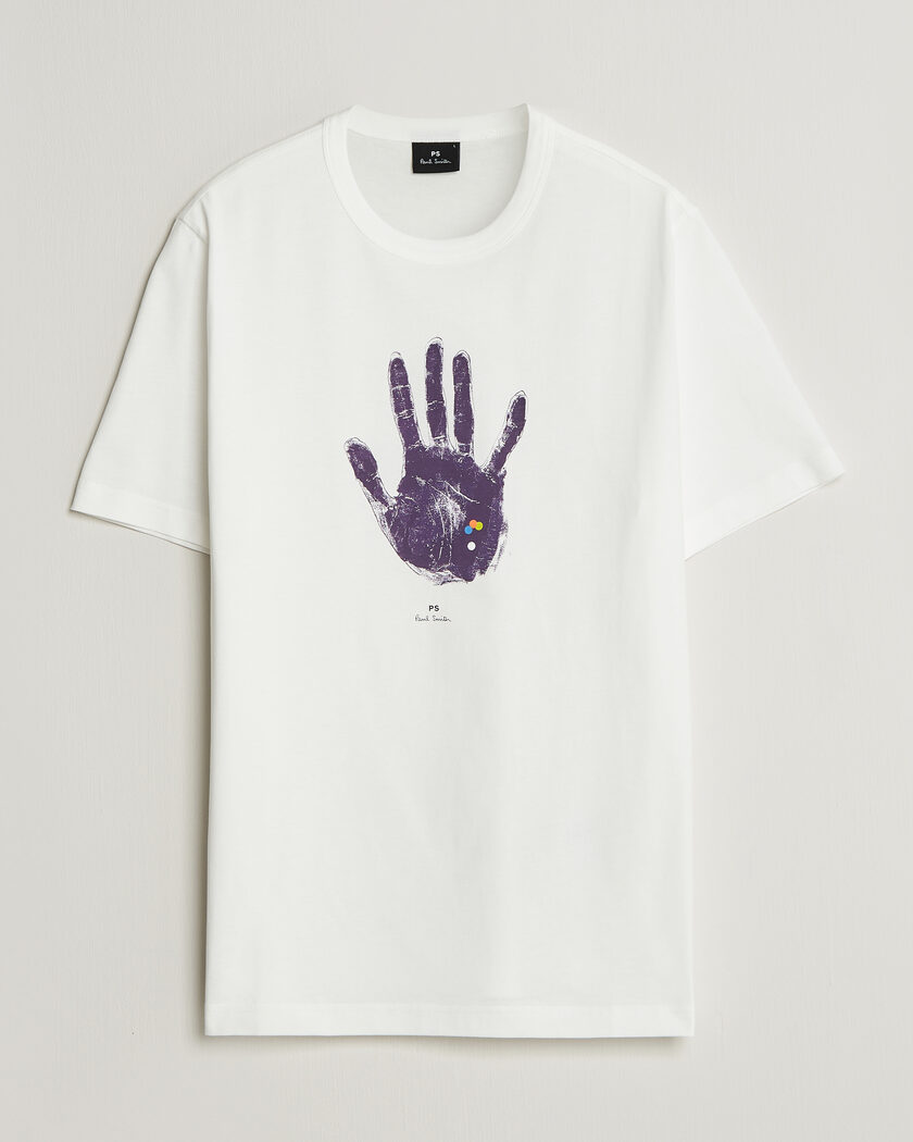 PS Paul Smith Hand Crew Neck T-Shirt White – Blanc