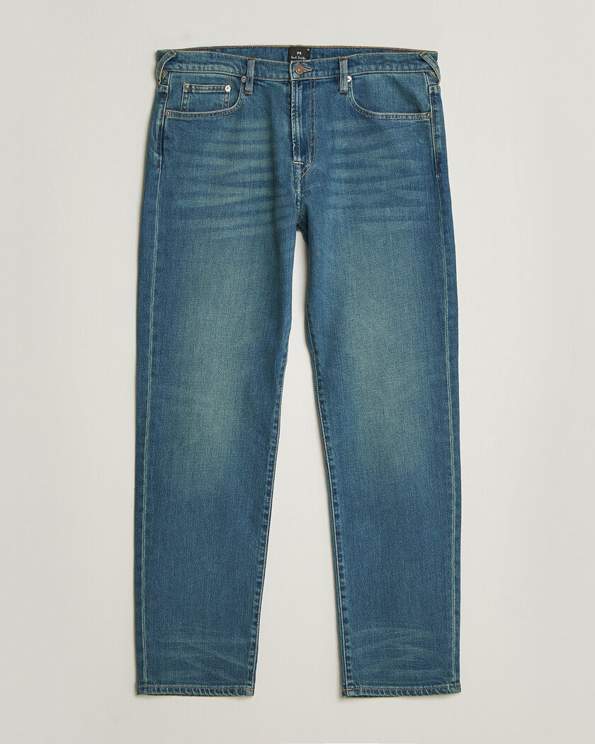 PS Paul Smith Relaxed Tapered Fit Jeans Vintage Blue – Bleu