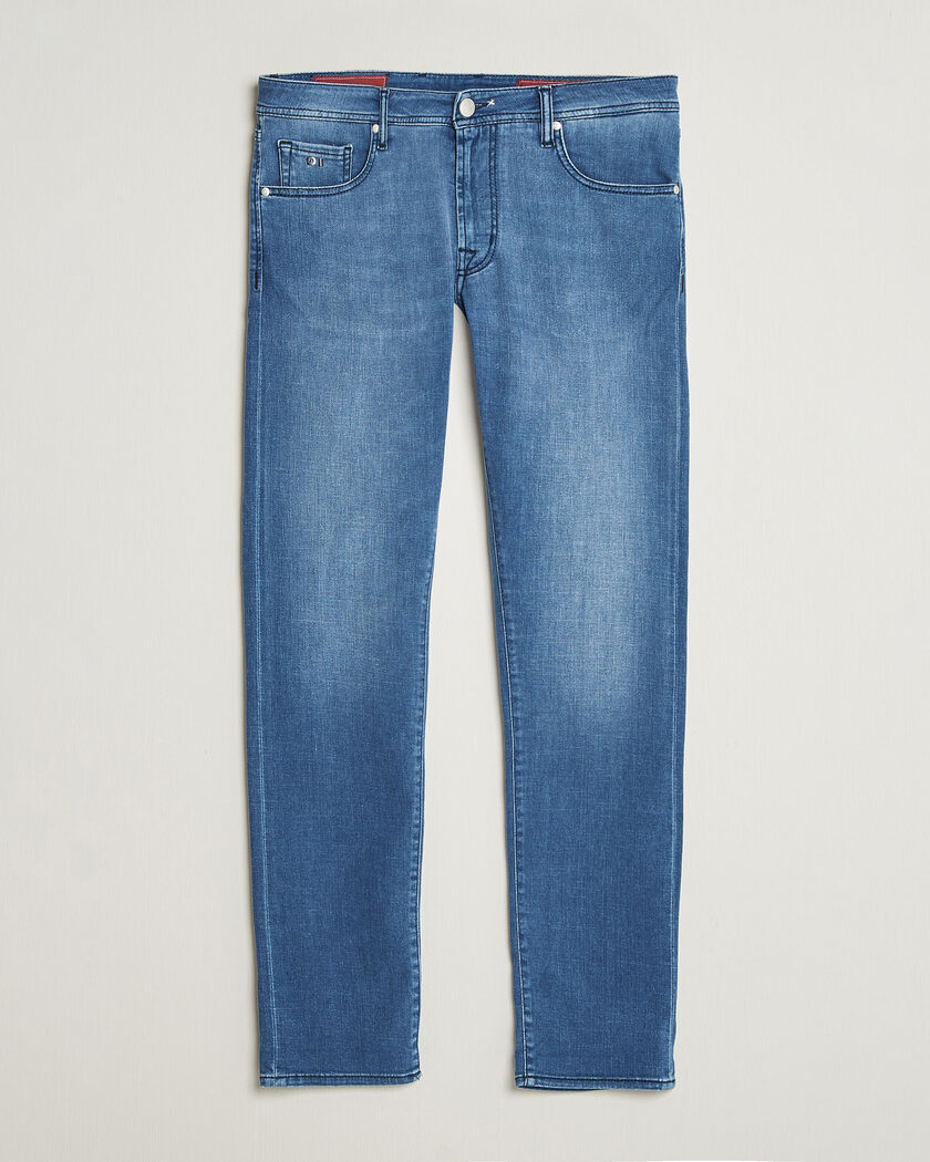 Tramarossa Michelangelo Stretch Relax Jeans Mid Blue – Bleu