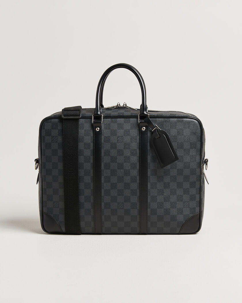 Louis Vuitton Pre-Owned Porte Documents Voyage Damier Graphite – Gris