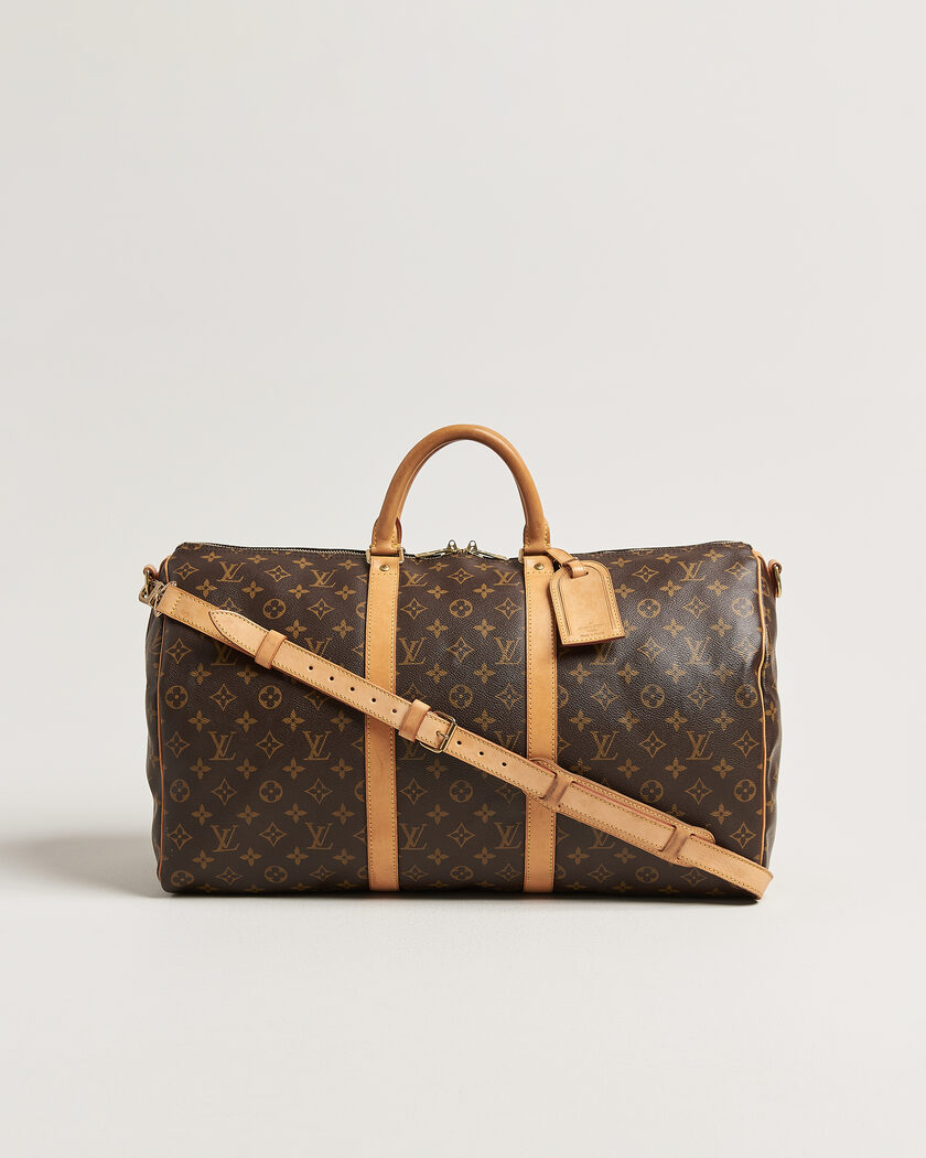 Louis Vuitton Pre-Owned Keepall 50 Bandouliére Monogram – Marron