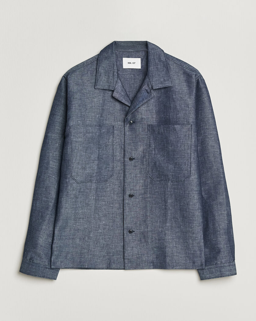 NN07 Rob Denim Overshirt Raw Indigo – Bleu