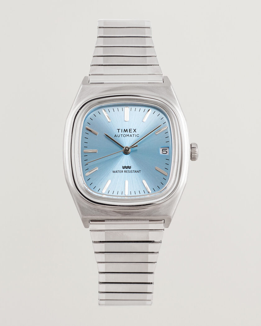 Timex 1983s Automatic Reissue 34mm Ice Blue Dial – Bleu