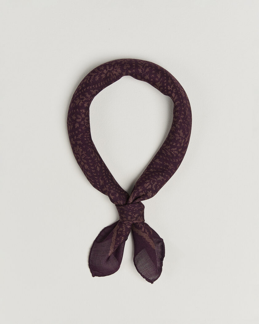 Massimo Alba Cashmere/Silk Bandana Burgundy – Rouge