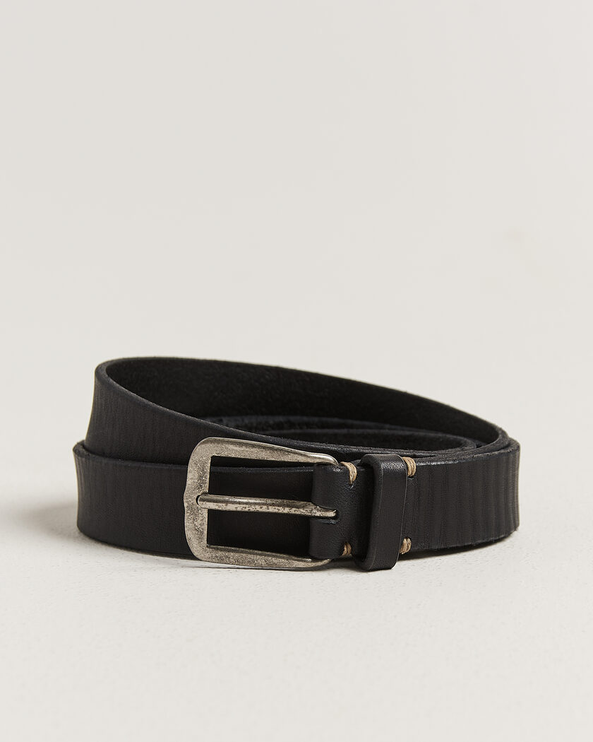 Massimo Alba Budapest Belt Black Calf – Noir