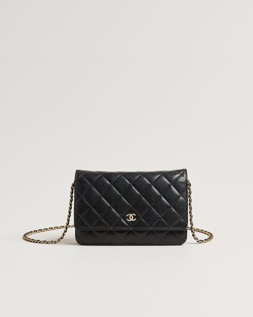 Chanel Pre-Owned Wallet On Chain Caviar Leather Black – Noir