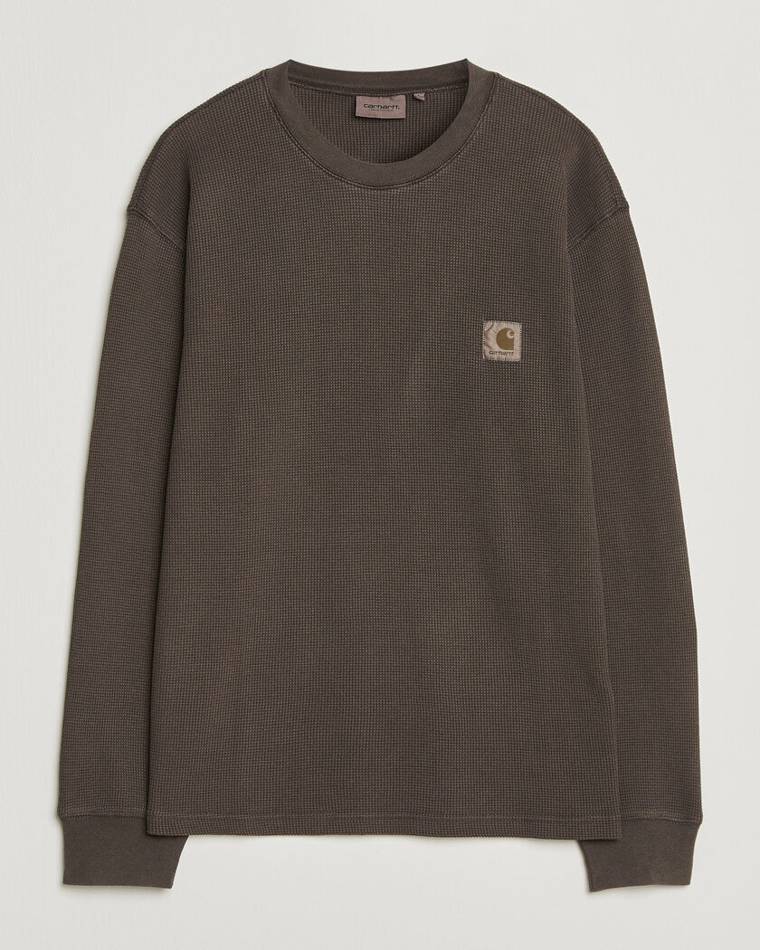 Carhartt WIP Long Sleeve Waffle T-Shirt Tobacco – Marron
