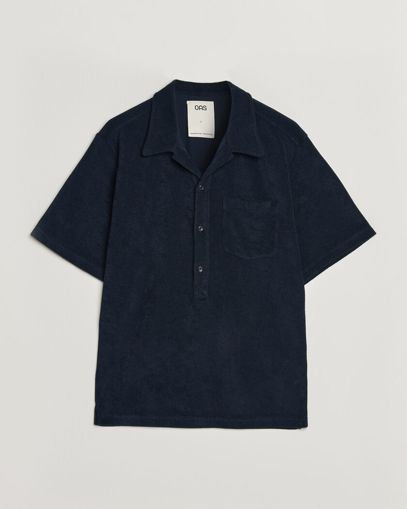 OAS Novo Regular Fit Terry Polo Dark Blue – Bleu
