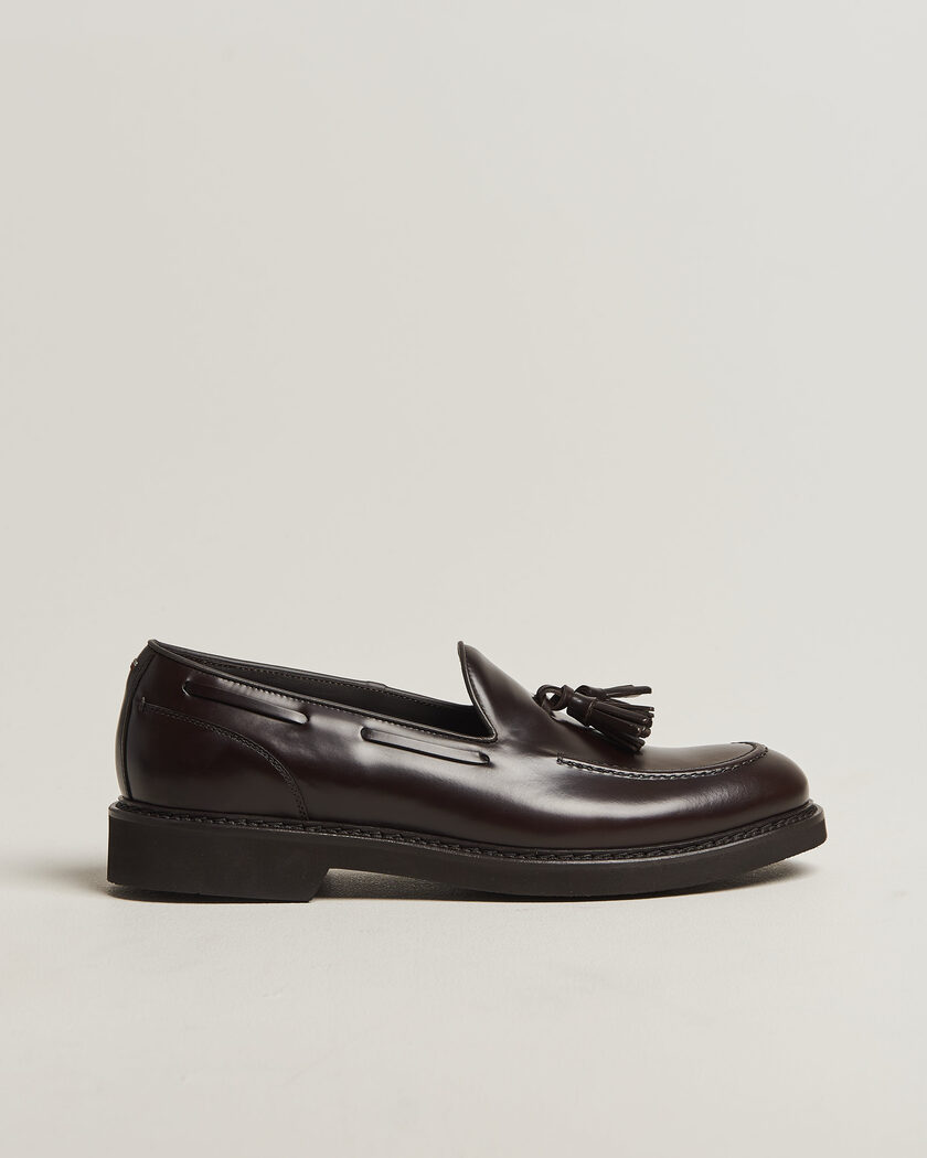 Canali Tassel Loafers Dark Brown Calf – Marron