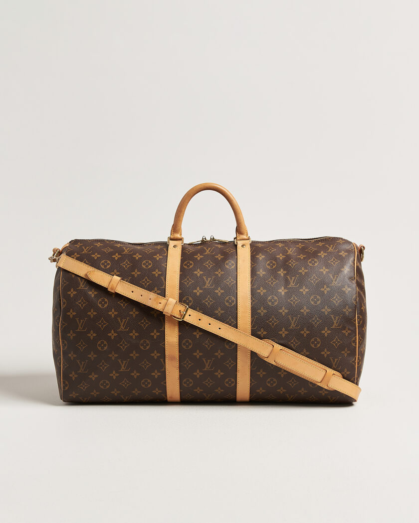 Louis Vuitton Pre-Owned Keepall 55 Bandouliére Monogram – Marron