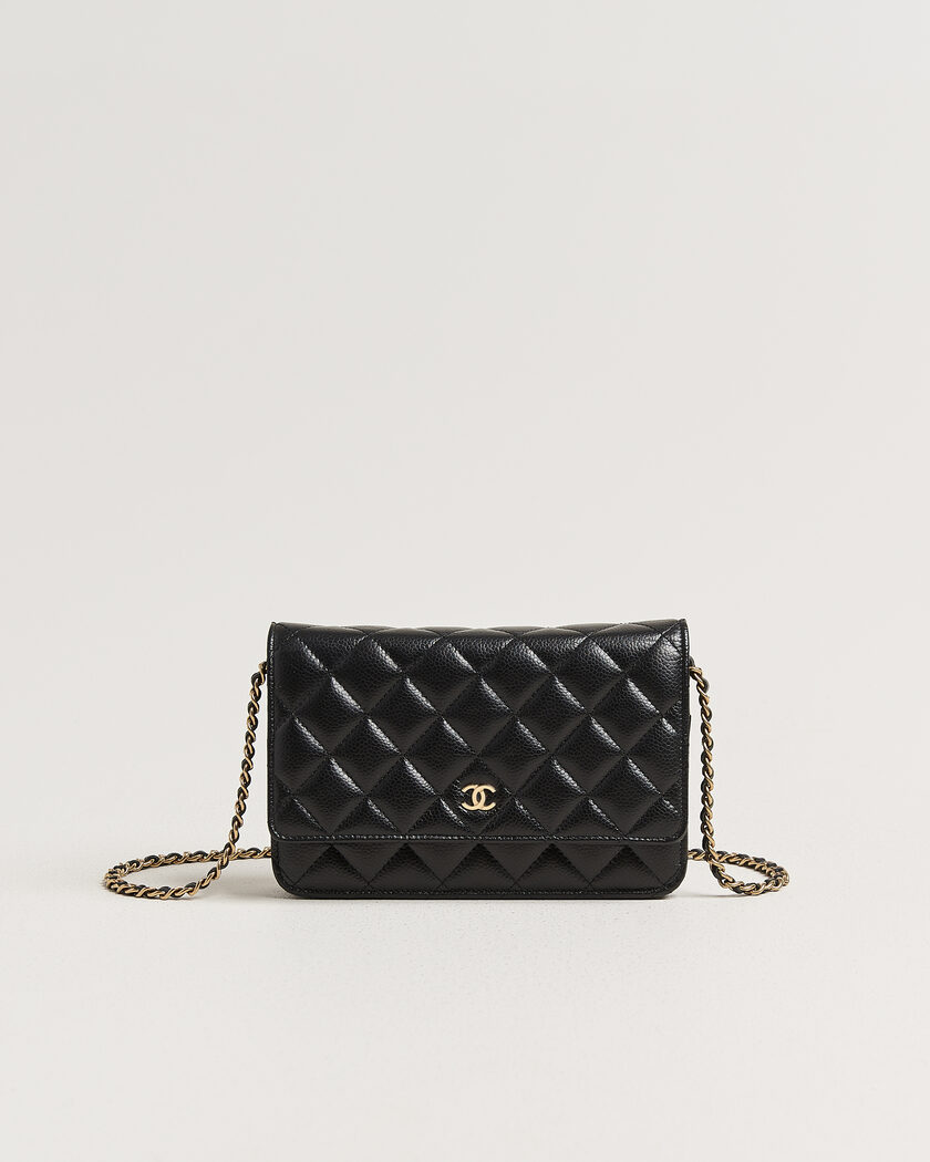 Chanel Pre-Owned Wallet On Chain Caviar Leather Black – Noir
