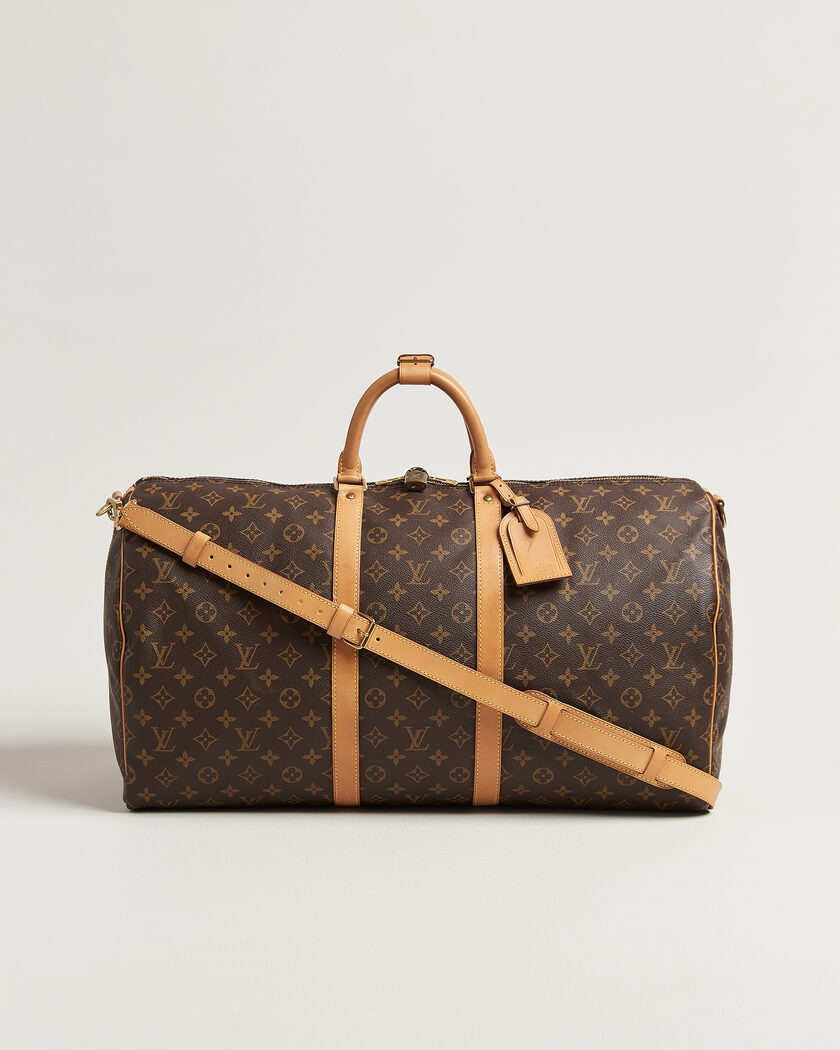 Louis Vuitton Pre-Owned Keepall 55 Bandouliére Monogram – Marron